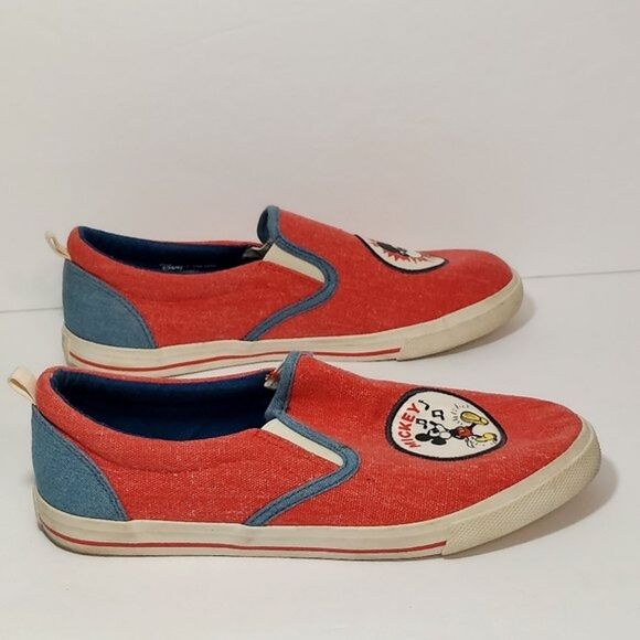 Disney Mickey Mouse Canvas Loafers, Disney Junk Food Collaboration, Size 5 - Picture 4 of 11